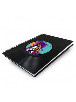 Cuaderno de disco de vinilo...