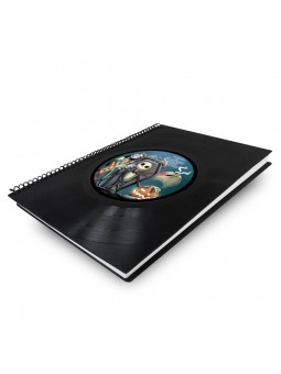 Cuaderno de disco de vinilo...