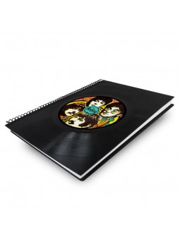 Cuaderno de disco de vinilo...