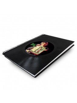Cuaderno de disco de vinilo...
