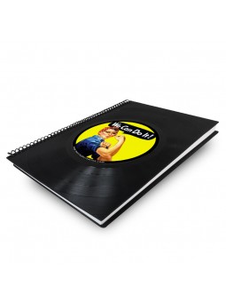 Cuaderno de disco de vinilo...