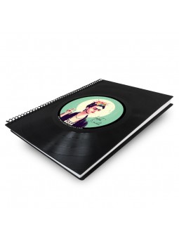 Cuaderno de disco de vinilo...