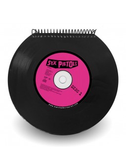 Libreta de disco de vinilo...