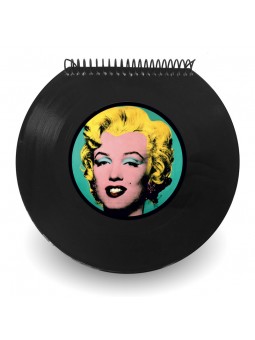 Libreta de disco de vinilo...