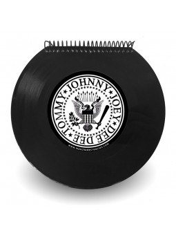 Libreta de disco de vinilo...