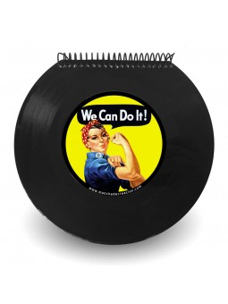 Libreta de disco de vinilo...