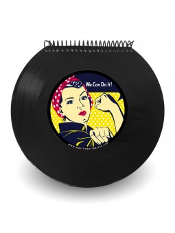 Libreta de disco de vinilo...