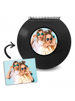 Libreta de disco de vinilo...