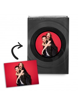 Libreta de disco de vinilo