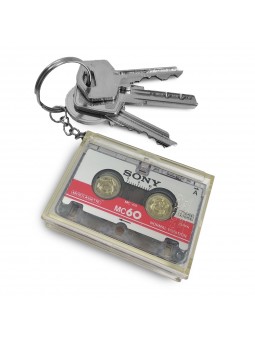 Llavero de microcassette...