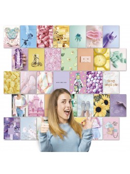 Fotos de pared A4 PASTEL