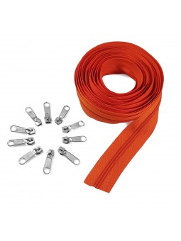 Cremallera continua NARANJA...