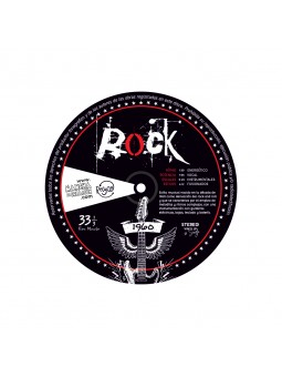 Pegatina adhesiva diseño Rock