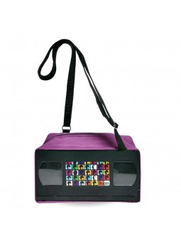 Bolso VHS Beatles morado