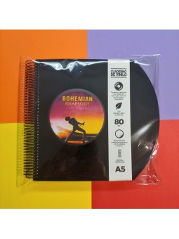Cuaderno de disco de vinilo...
