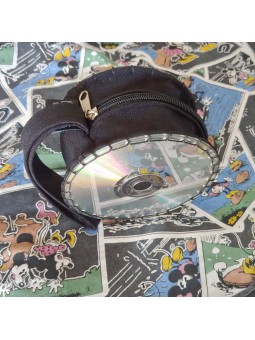 Monedero de CDs tela NEGRA