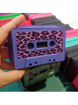 Monedero Animal Print Morado