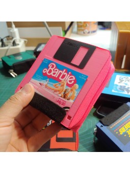 Monedero de disquete Barbie