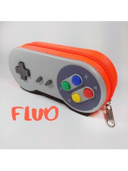 Monedero consola NARANJA FLUO