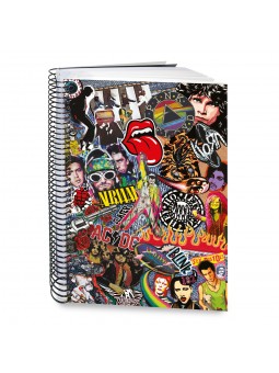 Cuaderno STICKERS & ROCK