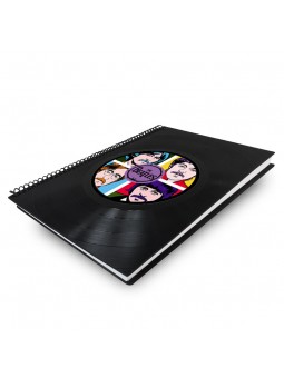 Cuaderno de disco de vinilo...