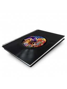 Cuaderno de disco de vinilo...