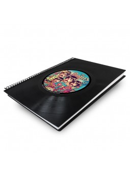 Cuaderno de disco de vinilo...