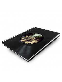 Cuaderno de disco de vinilo...