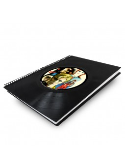 Cuaderno de disco de vinilo...