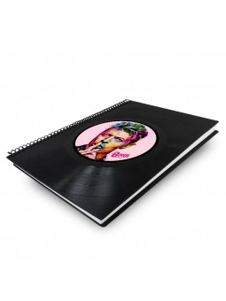 Cuaderno de disco de vinilo...