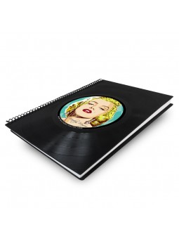 Cuaderno de disco de vinilo...