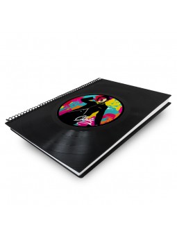 Cuaderno de disco de vinilo...