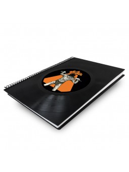 Cuaderno de disco de vinilo...